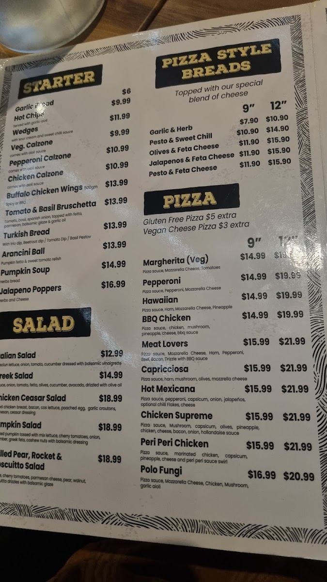 Menu Joe's Trattoria Pizza, Pasta & Ribs-4